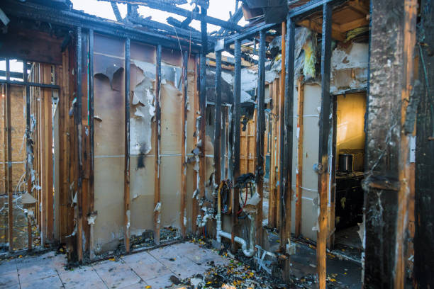 Professional Emergency Fire Cleanup technician working in Grafton, WV